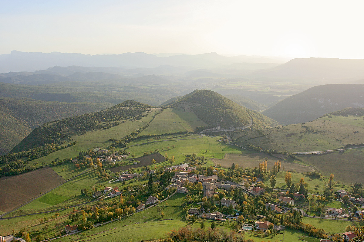 Plan de Baix depuis la croix du Vellan